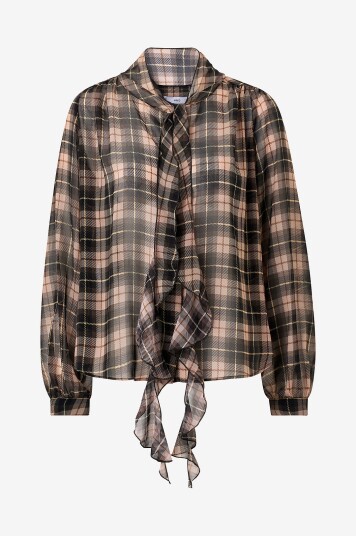 Mango Bluse Scott Svart Mango Bluse Scott Svart