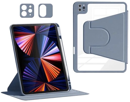 Trolsk Deksel med Kamerabeskyttelse og Apple Pencil-plass iPad Pro 11/Air 11/Air 4/5 Lilla