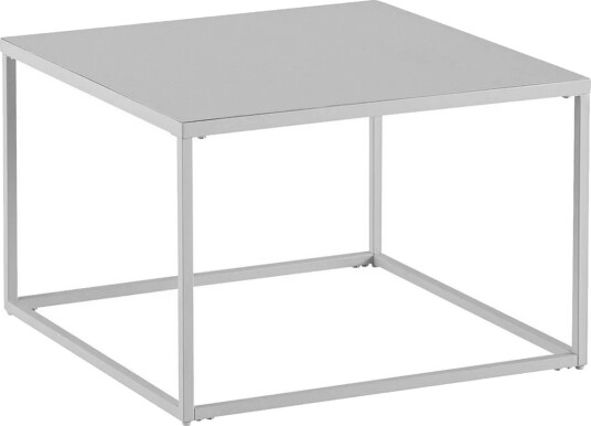Sofabord Wohnling metall kvadratisk, moderne stil Hvit - Hvit