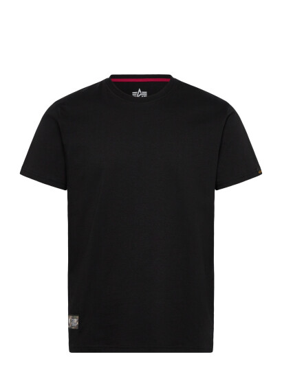 Alpha Industries Camo Label Backprint T Shirt   Black   XL