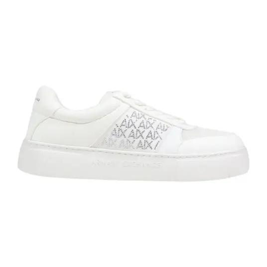 Armani Exchange Dame Sko Hvit 38 1/2 EU,