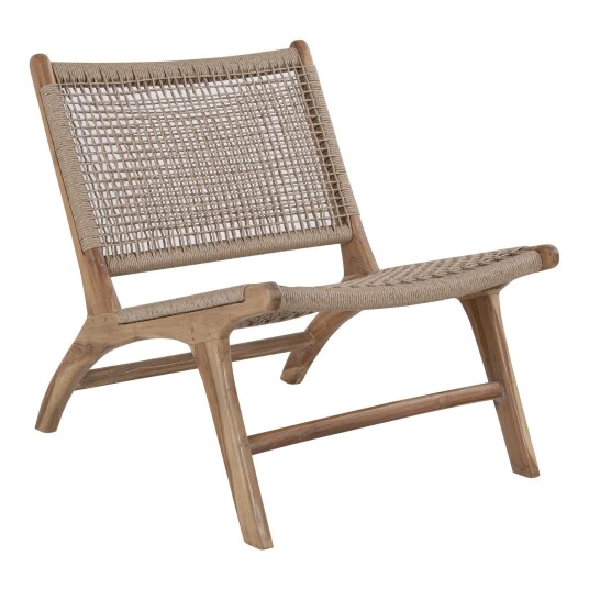 House Nordic Derby Loungestol - Teak og polyrattan 1712540-01-0 1622055-01-0