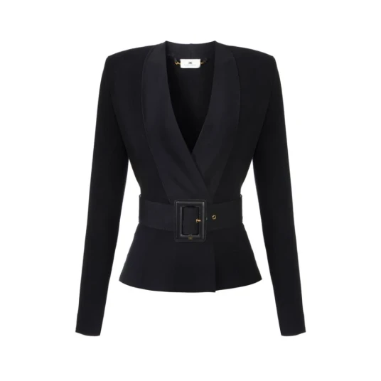 Elisabetta Franchi Dame Jakker Svart M,