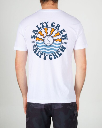 Salty Crew Sun Waves Premium S/S Tee Hvit