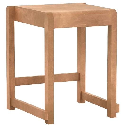 Frama Low Stool 01 Stol Varmbrun Frama Low Stool 01 Stol Varmbrun