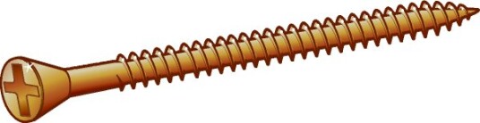 LISTESKRU LH 3,9X55 HVIT A500