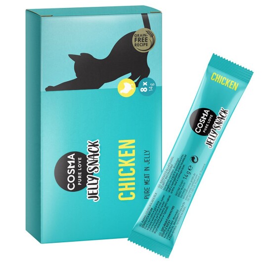 Cosma Jelly Snack 8 X 14 G Kyllingbryst