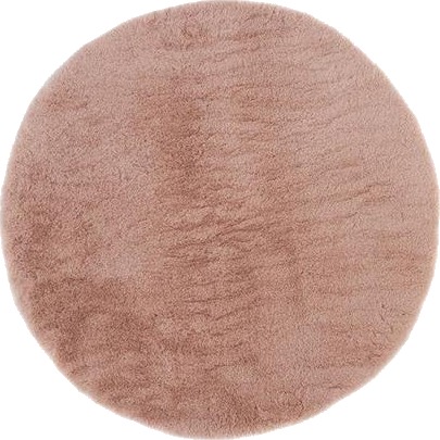 Runde tepper Cloud Super Soft rosa Størrelse: Ø 200 cm