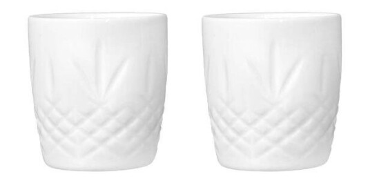 Frederik Bagger  Crispy Porcelain mini kopp 9,5 cl 2 stk hvit