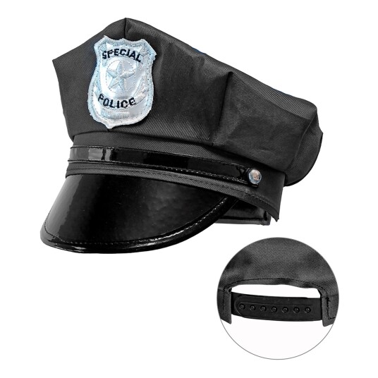 Widmann S.r.l. Politihatt Justerbar - One size