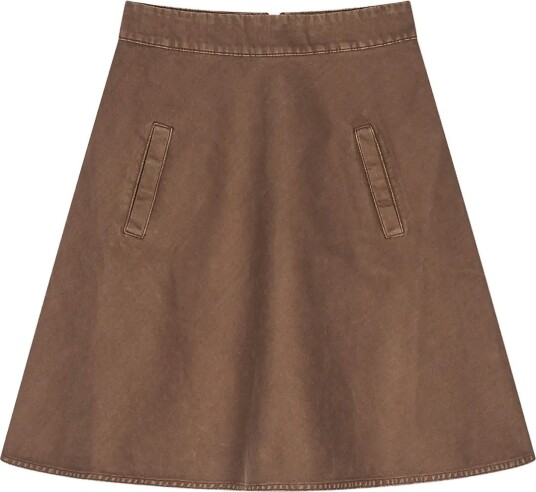 Mads Nørgaard Soil Denim Stelly Skirt COCOA 44
