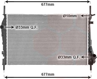 VAN WEZEL 18002337 Radiator motorkjøling