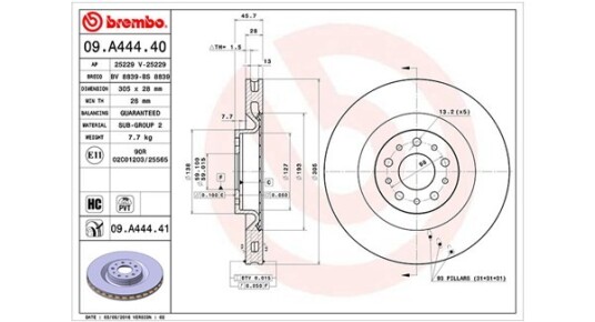 Bremseskive MAGNETI MARELLI 360406106800