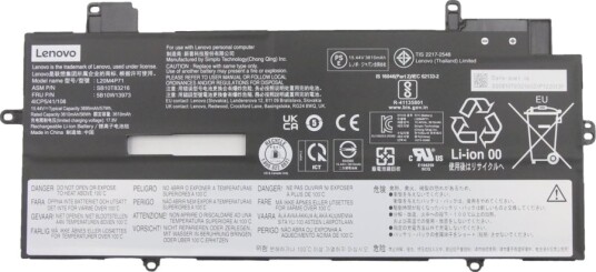 Simplo Batteri Til Bærbar Pc Litiumion 4-Cellers 3695 Mah 57 Wh Fru 5B10W13973