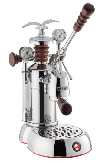 La Pavoni Esperto manuell kaffemaskin m hevearm 950W krommet messing La Pavoni Esperto manuell kaffemaskin m hevearm 950W krommet messing