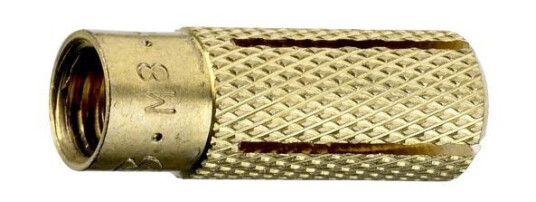 Sormat MSA Messinganker M8, 30 mm, 100-pakning