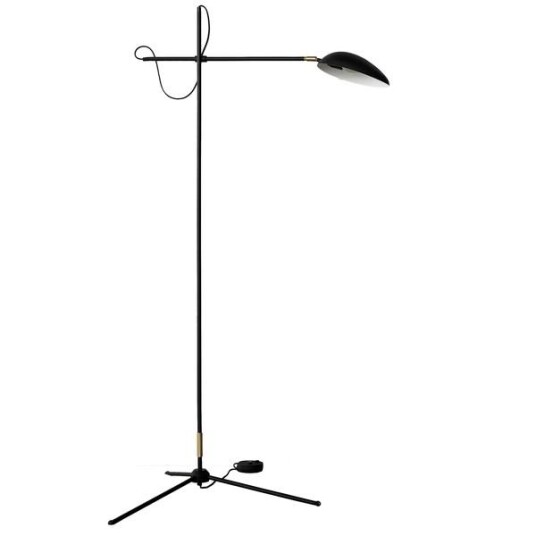 Watt & Veke Skje Gulvlampe Sort