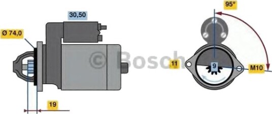 BOSCH 0 986 023 260 Starter