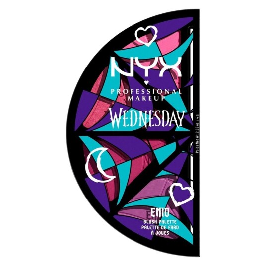 Nyx Professional Makeup Wednesday Stained Glass Blush Palette 11,