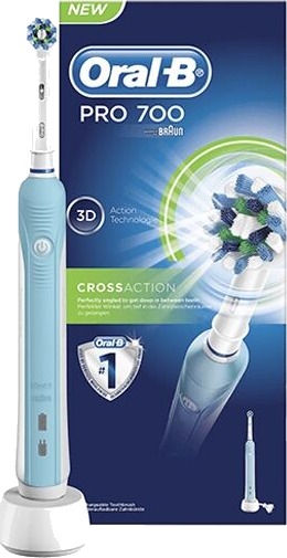 Oral B Braun Pro 700 3D CrossAction Electric Toothbrush
