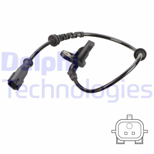 Sensor, ABS DELPHI SS20756