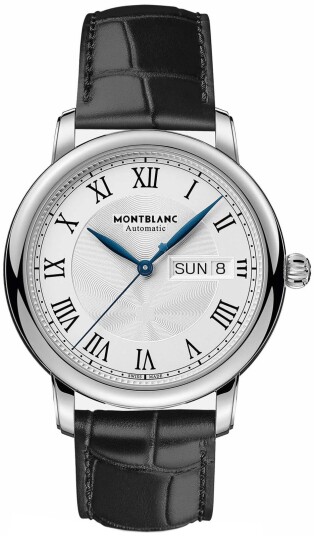 Montblanc Herreklokke 128686 Star Legacy Sølvfarget/Lær Ø39 mm Montblanc Herreklokke 128686 Star Legacy Sølvfarget/Lær Ø39 mm