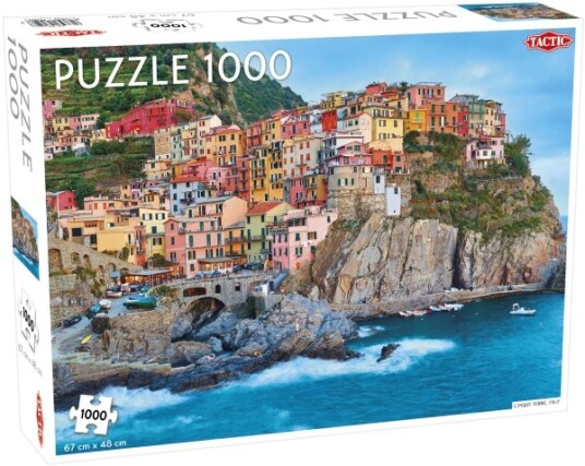 Tactic 1000 Stk Cinque Terre Puslespill for Barn