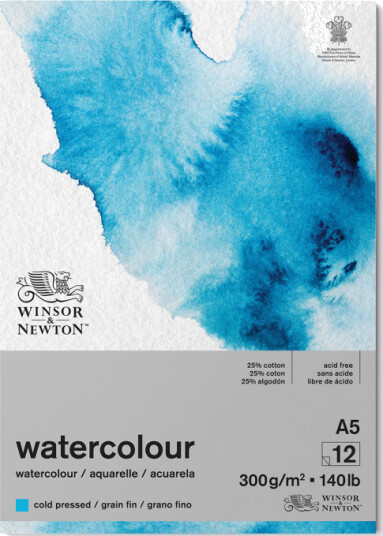 Winsor & Newton Akvarellblokk A5 300g