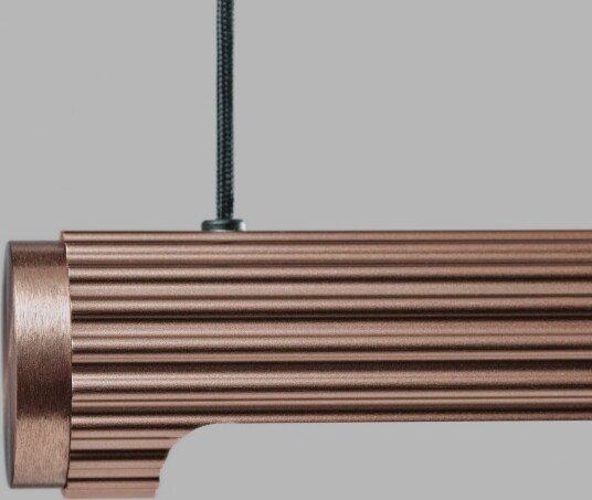 Velvet S1400 Switch LED hengelampe rosagull – LIGHT POINT Velvet S1400 Switch Tune   Stue   Moderne   Aluminium   Med en lyskilde