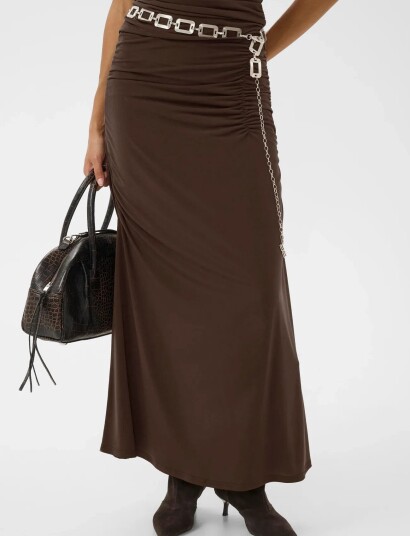 Gestuz Gzsaily Skirt Brown M Gestuz Gzsaily Skirt Brown M