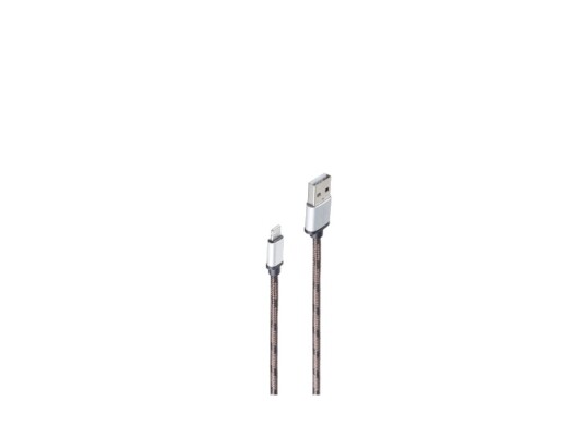 Shiverpeaks Bs14-50078, 0,9 M, Lightning, Usb A, Hankjønn, Hankjønn, Brun