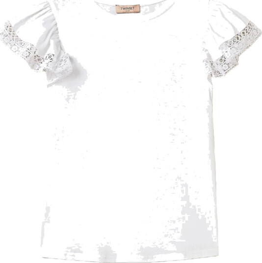 Twinset Dame Topper Hvit XL,