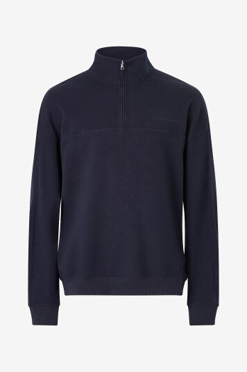 Tommy Hilfiger Genser Half Zip Blå Tommy Hilfiger Genser Half Zip Blå