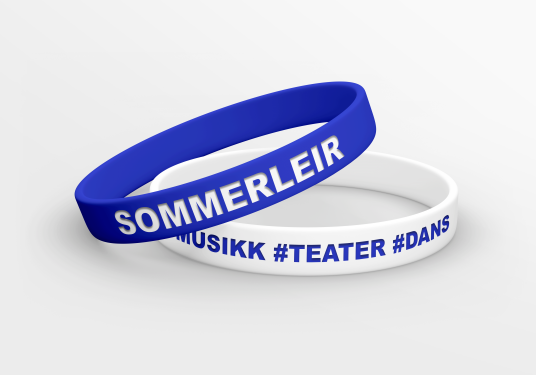 Silikonarmbånd / gummiarmbånd innfelt
