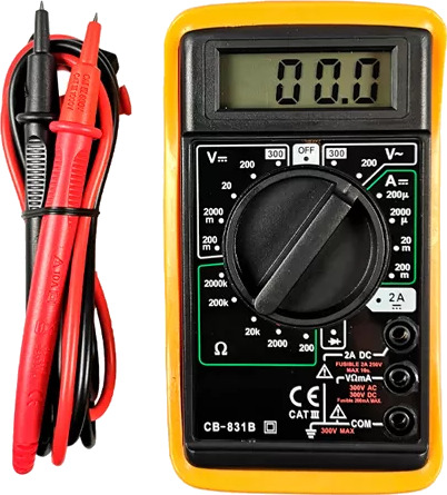 Bgu Multimeter Digitalt Med 7 Funksjoner
