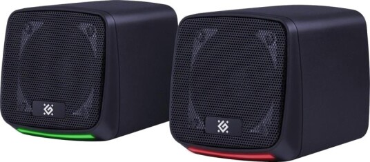 Defender J3 2.0 PC-høyttalersett 6W LED USB Svart