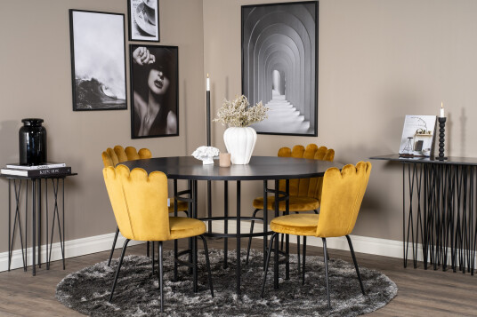 Furniture Fashion Spisegruppe Copenhagen med 4 Limhamn Spisestoler Gul Furniture Fashion Furniture Fashion Spisegruppe Copenhagen med 4 Limhamn Spisestoler Gul Furniture Fashion
