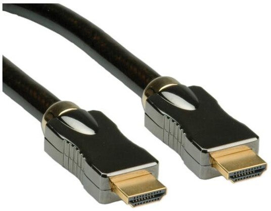 Roline HDMI Ultra HD 1M Kabel 3D Svart