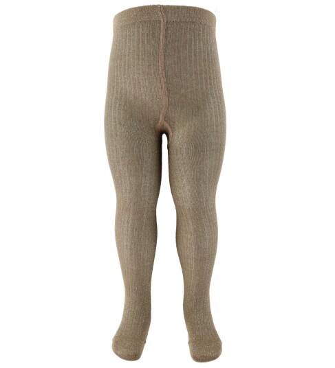 MarMar Strømpebukser Rib Elm Lurex MarMar 68/74 Strømpebukser Gul Metallic 68 75