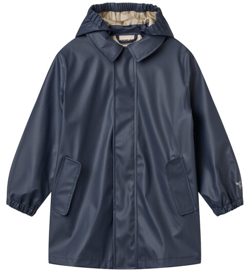 Wheat Rainwear Finley Long Jacket Navy 122 Wheat Rainwear Finley Long Jacket Navy 122