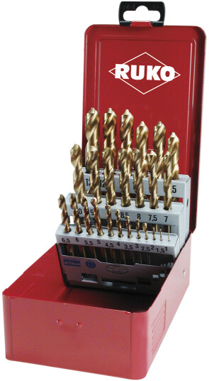 Spiralborsett HSSG TiN 1-13Ã0,5 mm st
