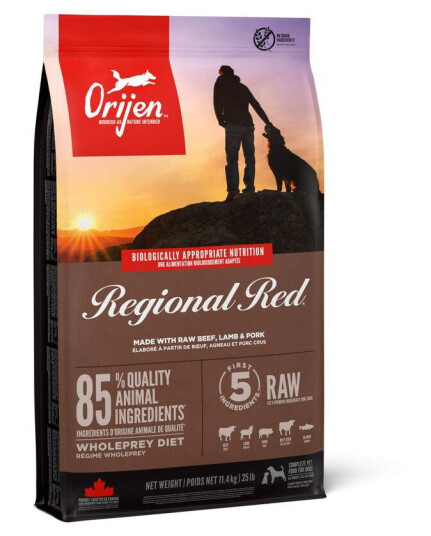 Orijen Regional Red Tørrfôr for Hund 11,4 kg - Kornfritt & Næringsrikt