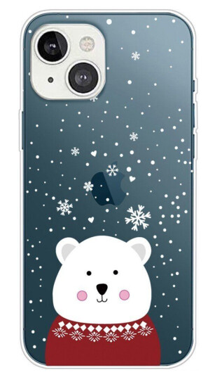 INCOVER iPhone 14 Plus TPU Plast Jul Deksel - Julebjørn
