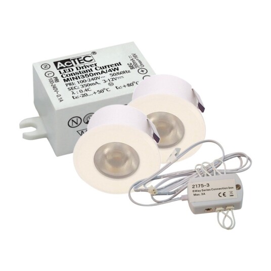 LEDPRO BY NORLUX CAPELLA 2XPACK DOWNLIGHT 2173-2-45-3