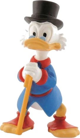 BULLYLAND Joakim von And Figur 7,5 cm - Disney Samleobjekt