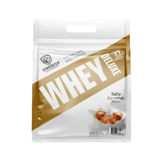 Swedish Supplements Whey Protein Deluxe Salty Caramel 900 g Swedish Supplements Whey Protein Deluxe Salty Caramel 900 g
