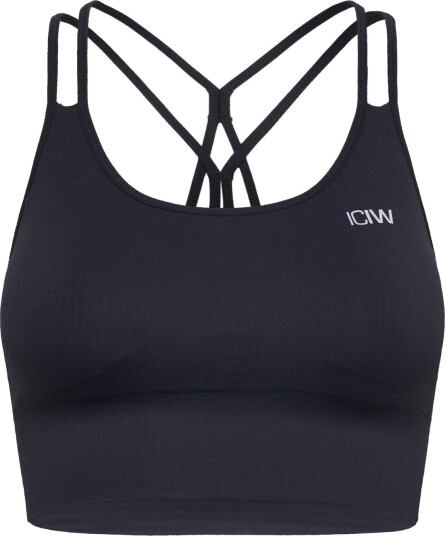 ICANIWILL | Ribbed Define Seamless Sports Bra Dusty Black Xs | XS ICANIWILL | Ribbed Define Seamless Sports Bra Dusty Black Xs | XS