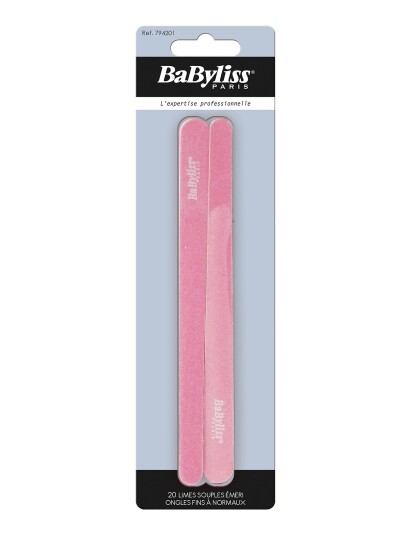 Babyliss Paris 20 Emery Boards Long Size - Pink - ONE SIZE