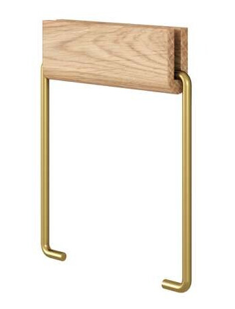 Moebe toalettpapirholder Eik-messing