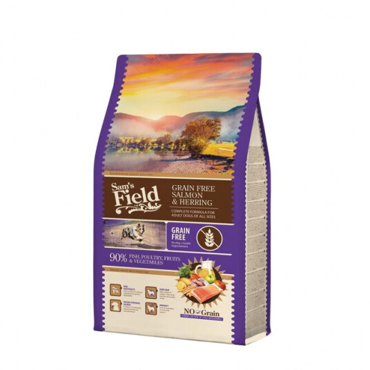 Sam'S Field Adult Grain Free Salmon & Herring (2.5 kg)
